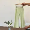 Calças de Primavera e Outono para Meninas, Calças de Tubarão para Crianças, Leggings Finas para Uso ao Ar Livre, Calças Patiala da Moda para Meninas Mais Velhas e Meninas Pequenas, Verão
