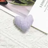 Tecido em Cores de Macaron com Coração Listrado Tridimensional Acessórios de Cabelo DIY Feitos à Mão, Sapatos, Chapéus, Roupas, Bolsas, Acessórios e Materiais Versáteis