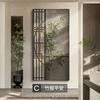 Nova pintura decorativa de corredor estilo chinês estilo silencioso bambu mural de parede para casa corredor minimalista moderno corredor sala de estar pintura suspensa