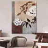 Pintura de Parede Suspensa Estilo Minimalista Italiano Wabi-Sabi para Hall de Entrada da Sala de Estar, Pintura Decorativa Abstrata, Arte de Nicho, Arte de Parede de Alto Padrão