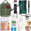 Equipo de supervivencia para viajes al aire libre, kit de vendaje hemostático para traumatismos, suministros de emergencia, botiquín táctico de primeros auxilios.