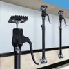 Haste de suporte telescópica três velocidades ajustável para instalação de armário de parede macaco de instalação armário de parede raisedo estrutura de suporte de aço inoxidável espessada