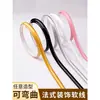 Tira decorativa semicircular de PVC de línea suave de PU Tira de moldura de arco curvo autoadhesiva francesa Línea de yeso Tira de presión para el borde de la puerta del gabinete