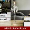 Candelabro de cristal transparente creativo personalizado de fábrica, decoración europea para el hogar, venta al por mayor