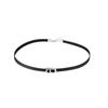 Dulce y Cool Puro Deseo Cd Collar Choker de Letras Diseño Nicho Ins Cadena de Clavícula de Alta Gama Cadena Corta para el Cuello Choker