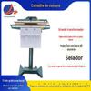Dingshengday seladora de alta resistência com fio de aquecimento, comercial, estrutura de alumínio, pedal, seladora, fabricantes de seladoras para sacos plásticos compostos