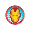 Insignia de hojalata Marvel serie Vengadores caricatura juego Iron Man Spider-Man insignia