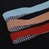 Cinta de Cuadros Grandes Bicolor Coreana para Adornos de Cabello DIY, Lazos, Accesorios de Ropa, Sombrero de Paja, Zapatos, Flores, Cinta para Embalaje