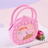Nova chegada portátil bolsa de moeda feminina 2022 carteira de silicone feminino ins estudante bonito de um ombro crossbody bag desenhos animados duro