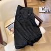 Real shot nova saia jacquard estilo chinês para mulheres 2024 primavera e verão nova saia A- linha cintura alta emagrecimento saia de comprimento médio