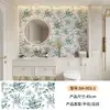 Atacado Transfronteiriço Papel de Parede Autoadesivo à Prova d'Água Estilo Retrô Adesivos para Reforma de Móveis Adesivos Decorativos de Parede de Fundo para Quarto e Sala de Estar de Luxo Leve