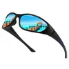 Gafas de Ciclismo Transfronterizas para Hombre, Gafas de Sol Deportivas Cuadradas a Prueba de Viento para Exteriores, Tendencia de Colores