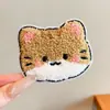 Pinzas para el pelo de dibujos animados con velcro para niñas, Pegatinas para cabello suelto en la parte posterior de la cabeza, Pinzas para el pelo de animales lindos para niñas, Accesorios para el cabello