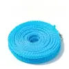 Tendedero de Nylon a Prueba de Viento Colores Rosa Azul Verde Cuerda Ajustable para Secar Ropa Tendedero de Viaje Tendedero Portátil para Interiores Exteriores Camping Hogar Hotel
