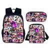 Mochila Escolar Steven Universo Cosmic Kid Mochila Infantil Conjunto de Três Peças