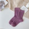 Meias Femininas 23 anos estilo Japonês tricotadas Twist cashmere meias de cano médio ins moda tudo-combinar retrô meias quentes de pelo