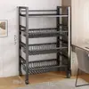 Estante de Cocina de Pie Multicapa para Verduras Doméstico Multifuncional Estante para Ollas Estante de Almacenamiento para Microondas Estante de Almacenamiento para Gabinete de Cocina