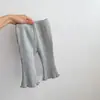 Pantalones de Campana para Niñas Estilo Coreano ~ 2025 Nuevos Leggings de Algodón Elástico Pantalones de Bebé Pantalones para Niños Pequeños