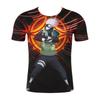 Amazon comercio exterior explosión de deseos transfronterizo caliente fuego serie de paciencia Naruto oroshimaru camiseta 3d impresión digital