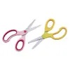 Tijeras para zurdos tijeras de acero inoxidable para zurdos tijeras pequeñas para niños tijeras hechas a mano funda tijeras de cabeza redonda para estudiantes