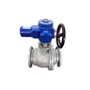 Válvula de Bola con Brida Eléctrica Tipo Q Q941F-16P25C Válvula de Bola Resistente a Altas Temperaturas de Vapor Acero Inoxidable Válvula de Agua Dn50 8065
