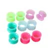 Amazon Aliexpress Comercio Electrónico Transfronterizo Joyería para Piercings Brazaletes de Oreja de Silicona Suave 12 mm Regular Acampanado Recto Silicona