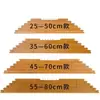 Acessórios de Pesca Régua de Linha de Pesca Multifuncional Curta de Madeira Sólida Placa de Régua de Linha Super Longa com Régua de Distância entre Ganchos Placa de Linha Hooker