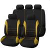 Funda Universal para Asiento de Coche de Cinco Plazas Estilo Cintura Ruso-Mexicano, Juego de 9 Piezas con Costuras, Amplio Stock de Fábrica Disponible