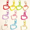 Colgantes de cuentas de rompecabezas, accesorios DIY hechos a mano, joyería de aleación pintada en spray de colores estilo coreano, accesorios con forma de corazón al por mayor