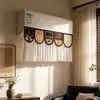 Cortina bloqueadora de viento para aire acondicionado estilo vintage para evitar el flujo directo, modelo nuevo 2026 funda antipolvo para aire acondicionado para decoración y embellecimiento
