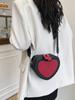 Bolso Pequeño de Alta Gama en Forma de Corazón para Mujer 2026 Nuevo Bolso Cruzado de Moda Tendencia Bolso de Hombro Simple Popular con Forma de Corazón de Amor