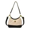 Bolso de Hombro Acolchado Bordado Estilo Chanel Otoño 2026 con Acabado de Lujo, Bolso Cruzado de Cadena de Marca de Alta Gama, Bolso para Labial