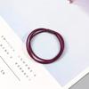 Diadema Elástica Básica de 3 Hebras Tipo Tendón de Goma Estilo Coreano Estilo Fresco Joyería Sencilla para el Cabello
