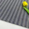 Tecido de algodão com cânhamo tingido em fio com lavagem, com manchas, para camisa feminina de moda primavera e verão, tecido com listras verticais pequenas e frescas, primavera e verão