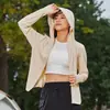 Ropa de Protección Solar para Mujer UPF50+ Protección UV Transpirable Sensación de Hielo Ropa de Protección Solar para Hombre Ropa de Protección Solar de Seda de Hielo para Mujer Verano
