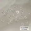 Joias de unha de liga X41 atacado metal estéreo 26 letras inglesas mistas acessórios de decoração de unha diy