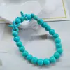 Pulsera de Concha, Moderna Joyería de Estrella de Mar y Tortuga Marina, Pulsera Tejida a Mano, Pulsera Elástica de Cuerda con Concha de Tortuga Marina de Pino Azul