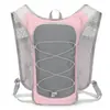 Nueva bolsa deportiva exterior transfronteriza, ligera y diseñada para reducir la tensión, con un diseño de chaleco de running y mochila de bloques de color, con características resistentes al agua y al agua para uso todoterreno