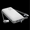Cables de salida desmontables 2 integrados, 10000 mAh, estuche de regalo