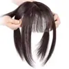 Postizo para Mujer para Cubrir Cabello Blanco, Invisible y Sin Costuras, Topper de Cabello Sintético Esponjoso, Flequillo Falso, Parche para el Cabello para la Parte Superior de la Cabeza