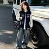 Chaqueta de niña para primavera y otoño 2026 nuevo estilo moda de otoño para niños chaqueta de moda para niños mayores chaqueta de béisbol de otoño