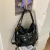 Bolsa Dumpling Simples e Moderna 2026 Verão Nova Moda Feminina para o Dia a Dia Transversal Casual Personalidade Bolsa de Ombro para Mulheres