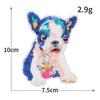 Parche de Tela Bordado con Lentejuelas de Animales de Dibujos Animados Oso de Peluche Perro Mascota Conejo Bordado a Máquina Toalla Parche para Ropa Listo para Enviar
