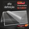 Cartão de mesa de acrílico triângulo em forma de V placa de conferência personalizado cartão de mesa de vidro orgânico placa de mesa de exibição de assento nome cartão de mesa