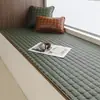2026 Nuevo Cojín para Repisa de Ventana de Piel, Estilo Lujo Ligero, Sensación de Alta Gama, Adecuado para Todas las Estaciones, Cojín Asiento para Dormitorio y Balcón, Venta al por Mayor