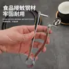 Herramienta para Huesos de Dátil Rojo Acero Inoxidable Extractor de Huesos de Dátil Herramienta Doméstica para Quitar Huesos de Dátiles, Cerezas y Dátiles Lecheros