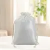 Bolsillo de Satén con Cordón Mascarilla para Ojos Personalizada Anti-Seda Antipolvo Bolsa de Almacenamiento Venta al por Mayor Embalaje de Satén Bolsa de Satén