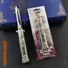 Arma de Pulo de Anime Naruto Naruto Sasuke Espada Faisão da Grama Faca Dobrável Modelo Não Cortado Metal