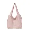 Bolsa de Lona Floral Estilo Coreano para Mujer 2026 Nueva Bolsa Tote de Hombro Único Estilo Perezoso para el Trabajo Bolsa de Axila