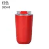 Caneca de café térmica, transfronteiriça, aço inoxidável 304 de camada dupla, portátil, para carro, copo de escritório, alto valor estético, transparente